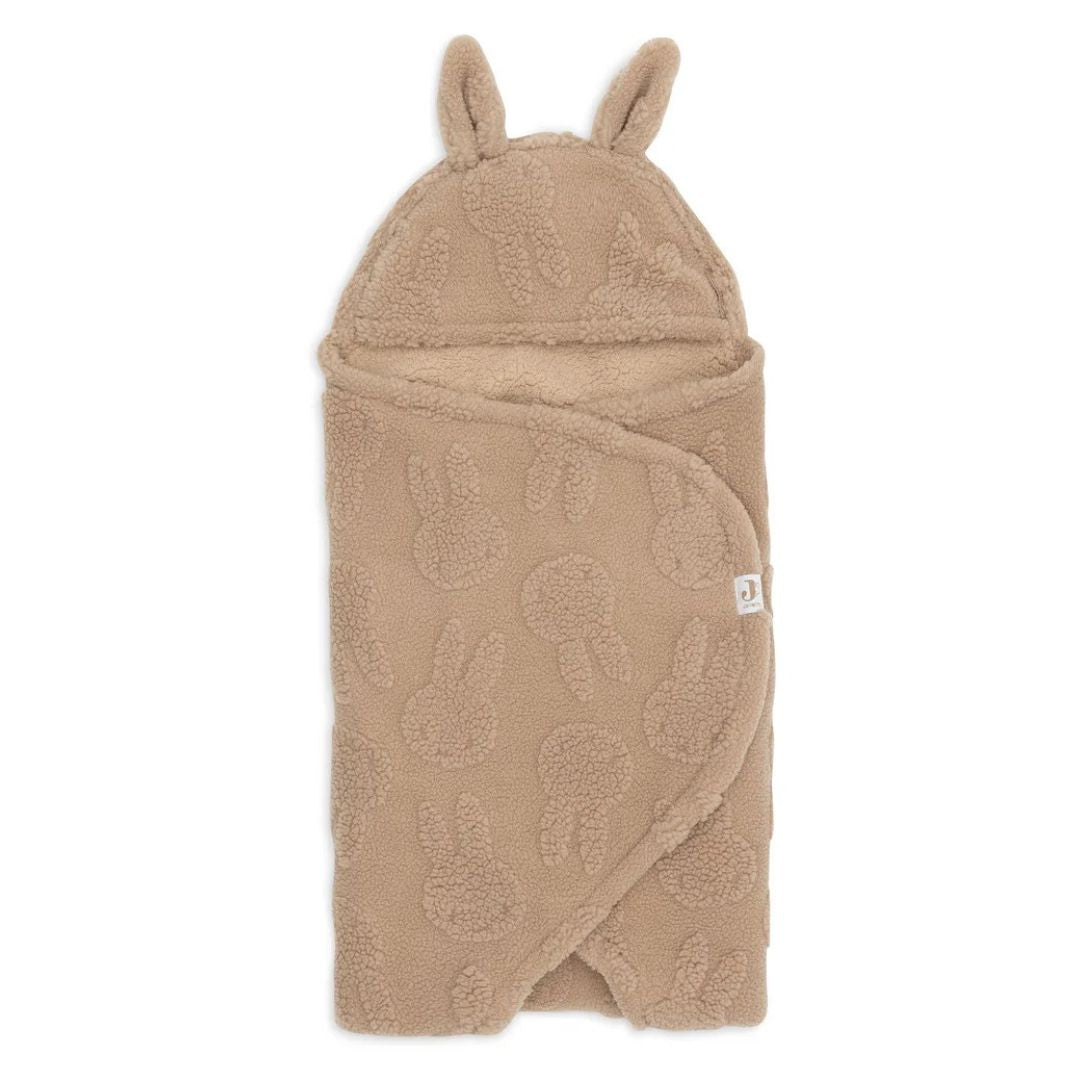 Jollein® Odeja za avtosedež Miffy Jacquard Teddy Biscuit 105x100 Jollein