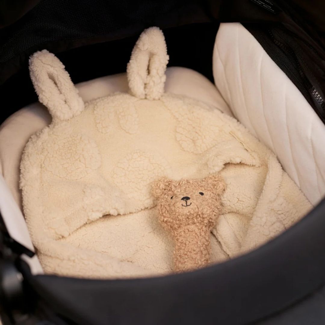 Jollein® Car Seat Blanket Miffy Jacquard Teddy Sand 105x100 – slika 7