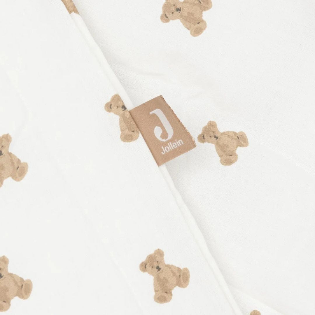 Jollein® Otroška posteljnina 140x100 Mini Teddy Bear – slika 2