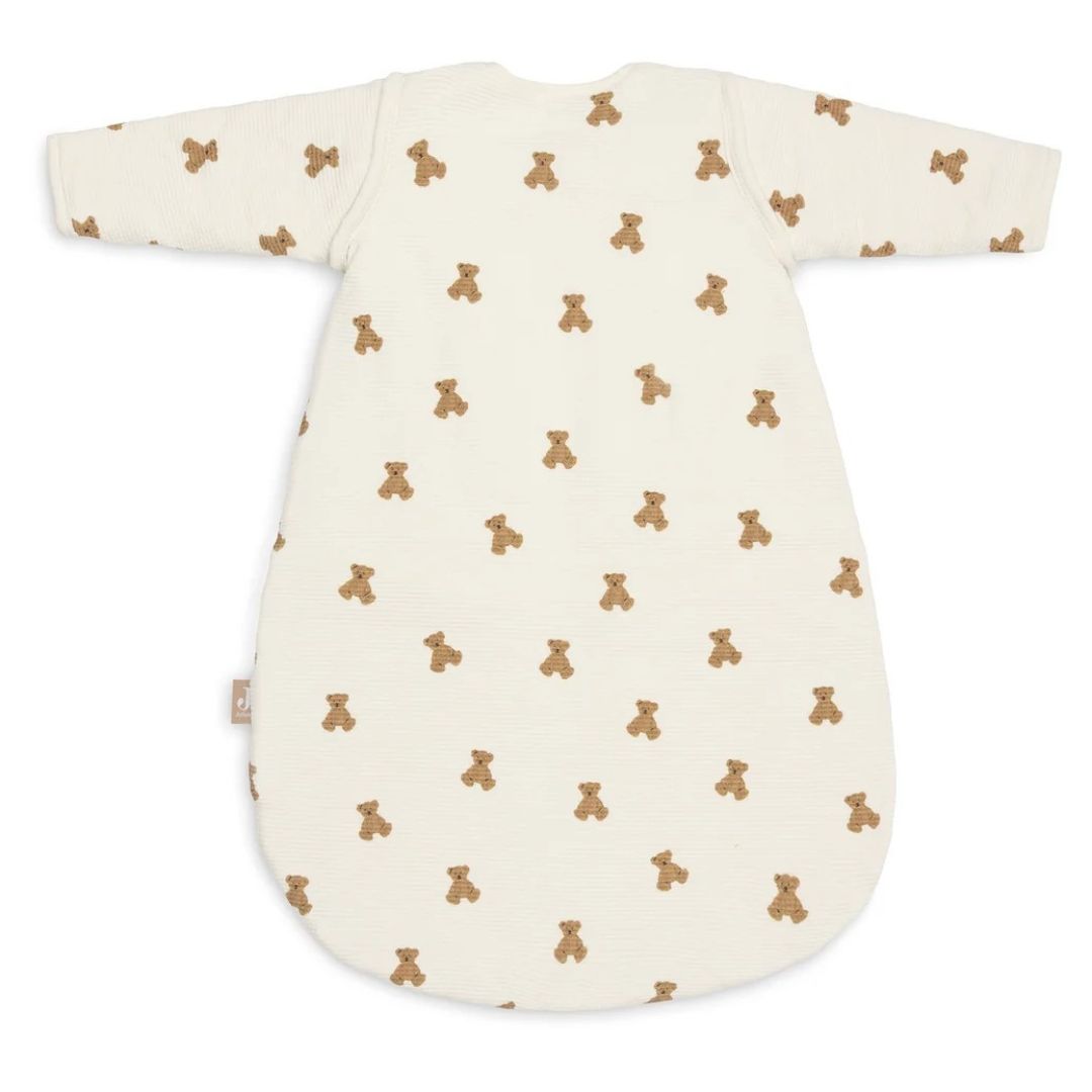 Jollein® Baby sleeping bag with removable sleeves 60cm Mini Teddy Bear Little Waffle – slika 2