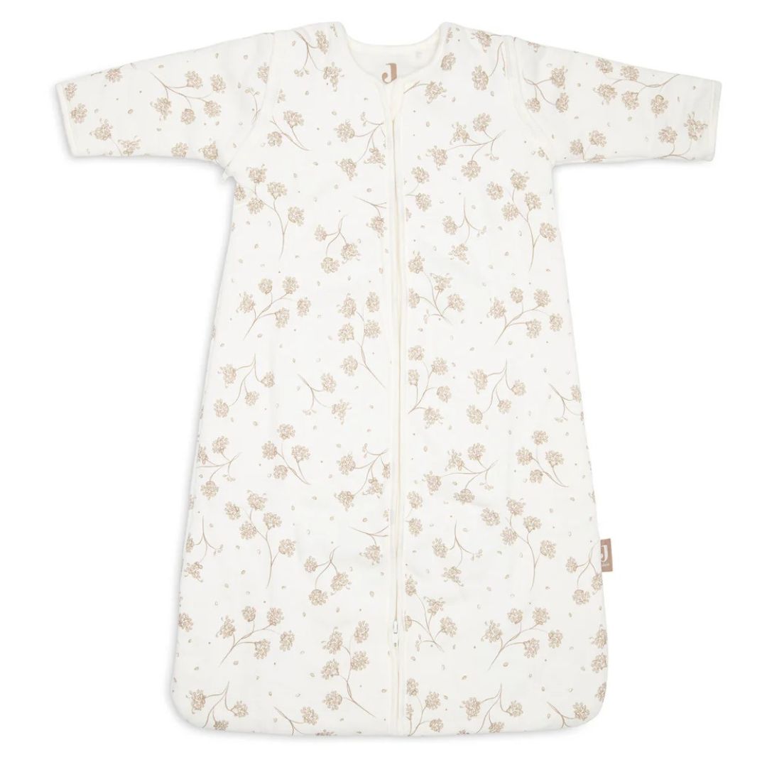 Jollein® Otroška spalna vreča s snemljivimi rokavi 90cm Leafy Dreams TOG 3.5