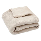 Jollein® Copertina in maglia Sprinkle Knit Sand/Fluffy 100x150