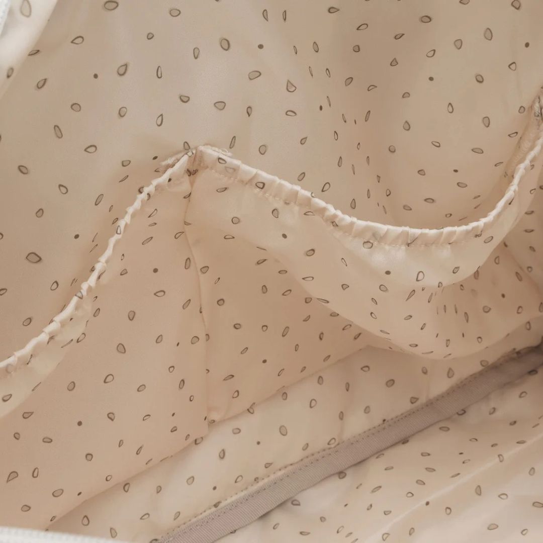 Jollein® Previjalna torba Embossed Lily Sand Jollein