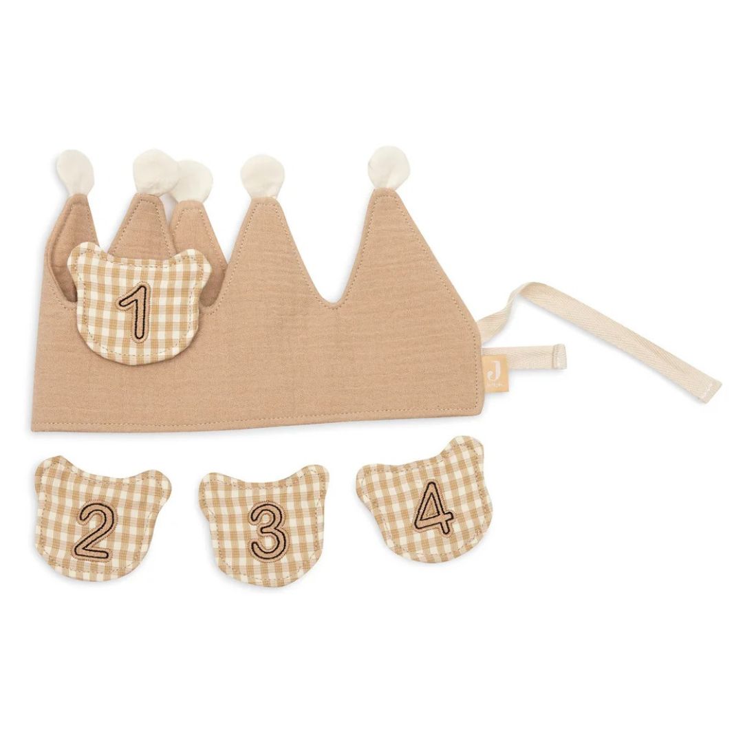 Jollein® Rojstnodnevna krona s številkami Teddy Bear Jollein