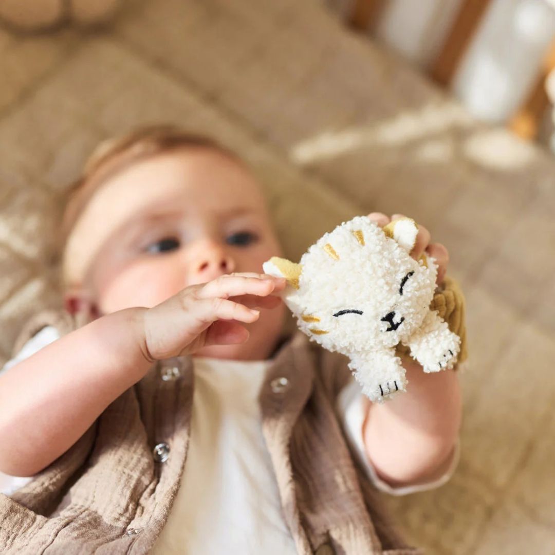 Jollein® Ropotuljica na zapestnici Charlie Cat Jollein