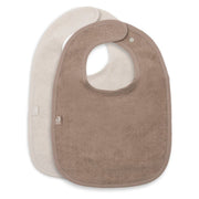 Jollein® Bib Terry Silk Rose/Sand 2 Pack