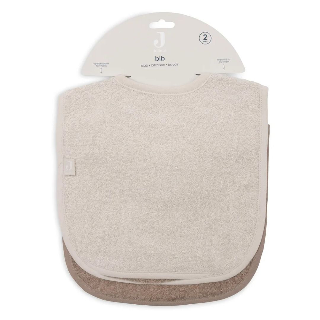 Jollein® Bib Terry Silk Rose/Sand 2 Pack – slika 6