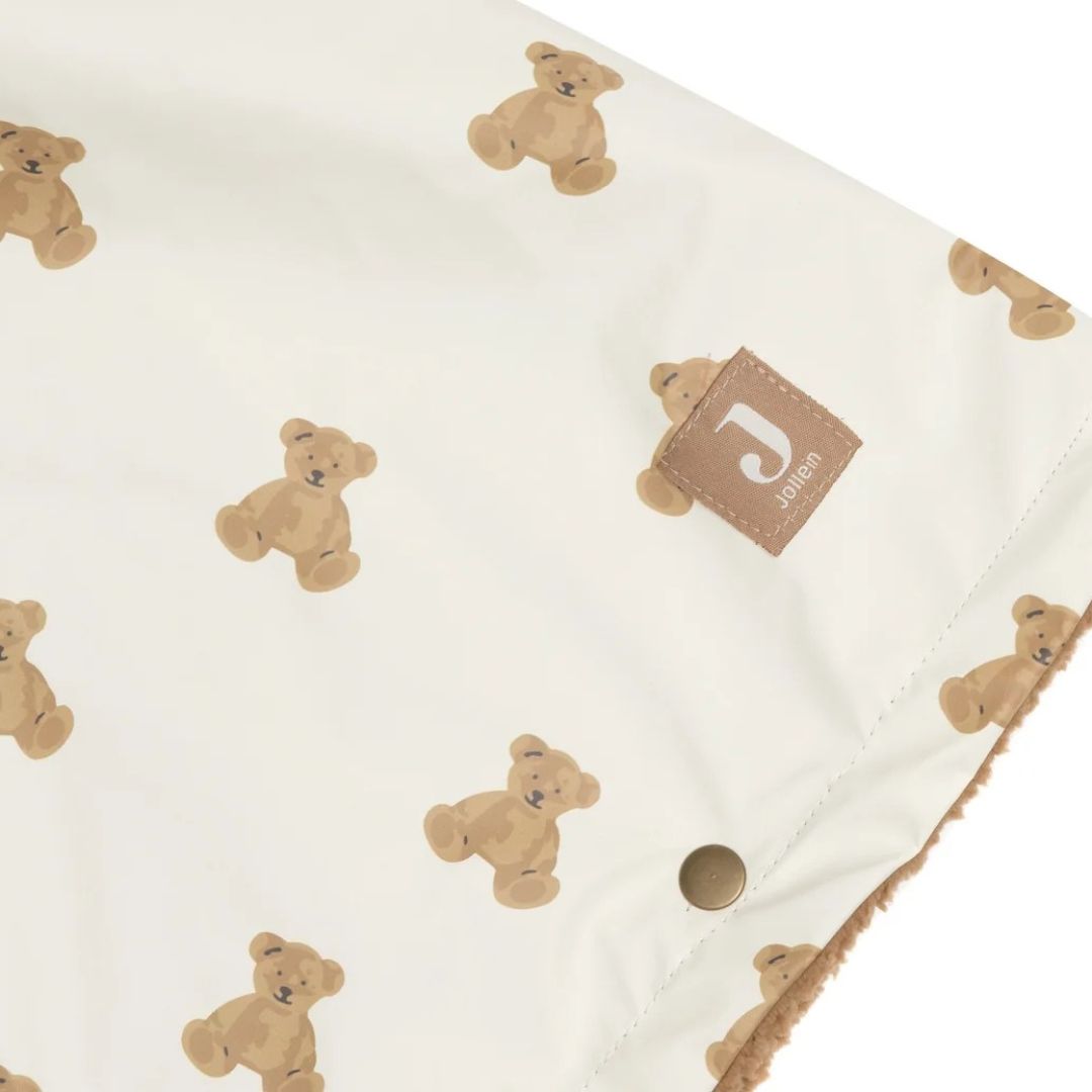 Jollein® Vodootporni pončo Mini Teddy Bear Teddy Fleece