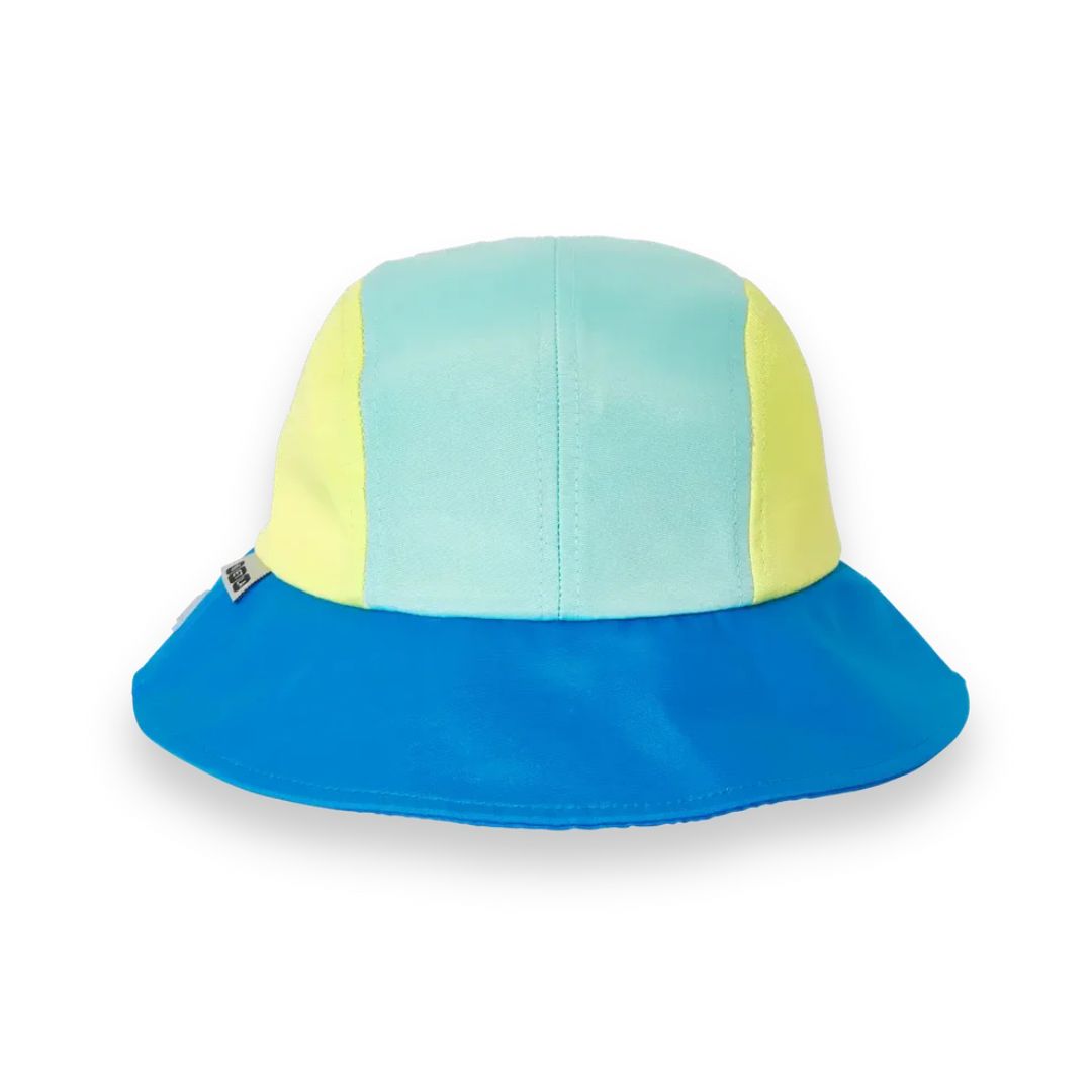KiETLA® Klobuček Camper Hat Lion Vert Yellow Blue Ki ET LA