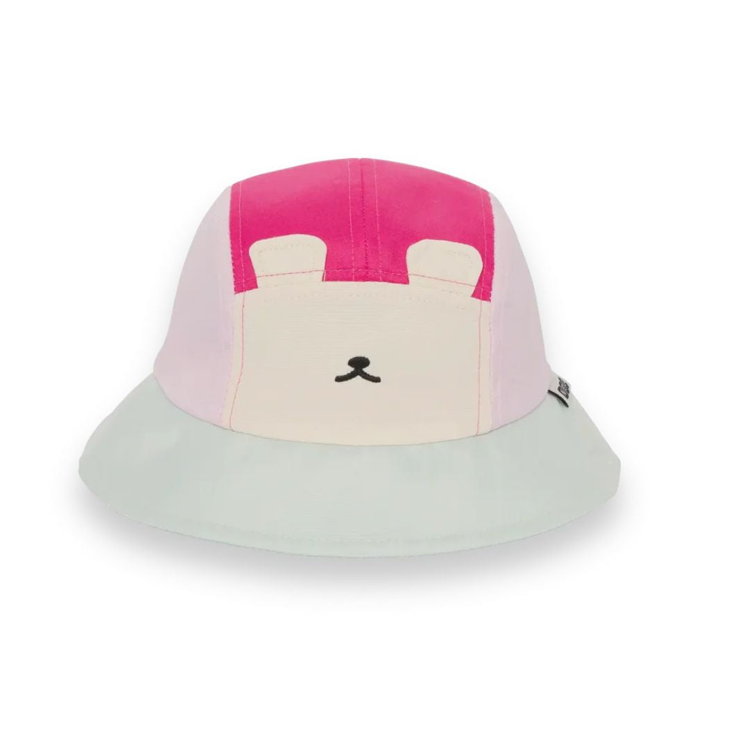 KiETLA® Klobuček Camper Hat Ourson Raspberry Pink Green 2-4 L Ki ET LA