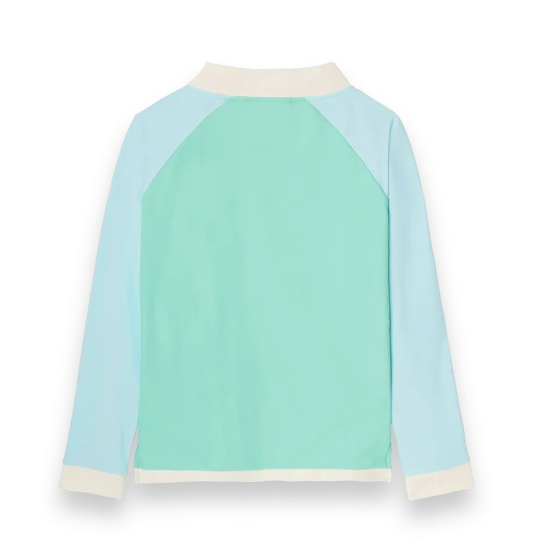 KiETLA® Otroška kopalna majica z dolgimi rokavi Green/Blue Ki ET LA