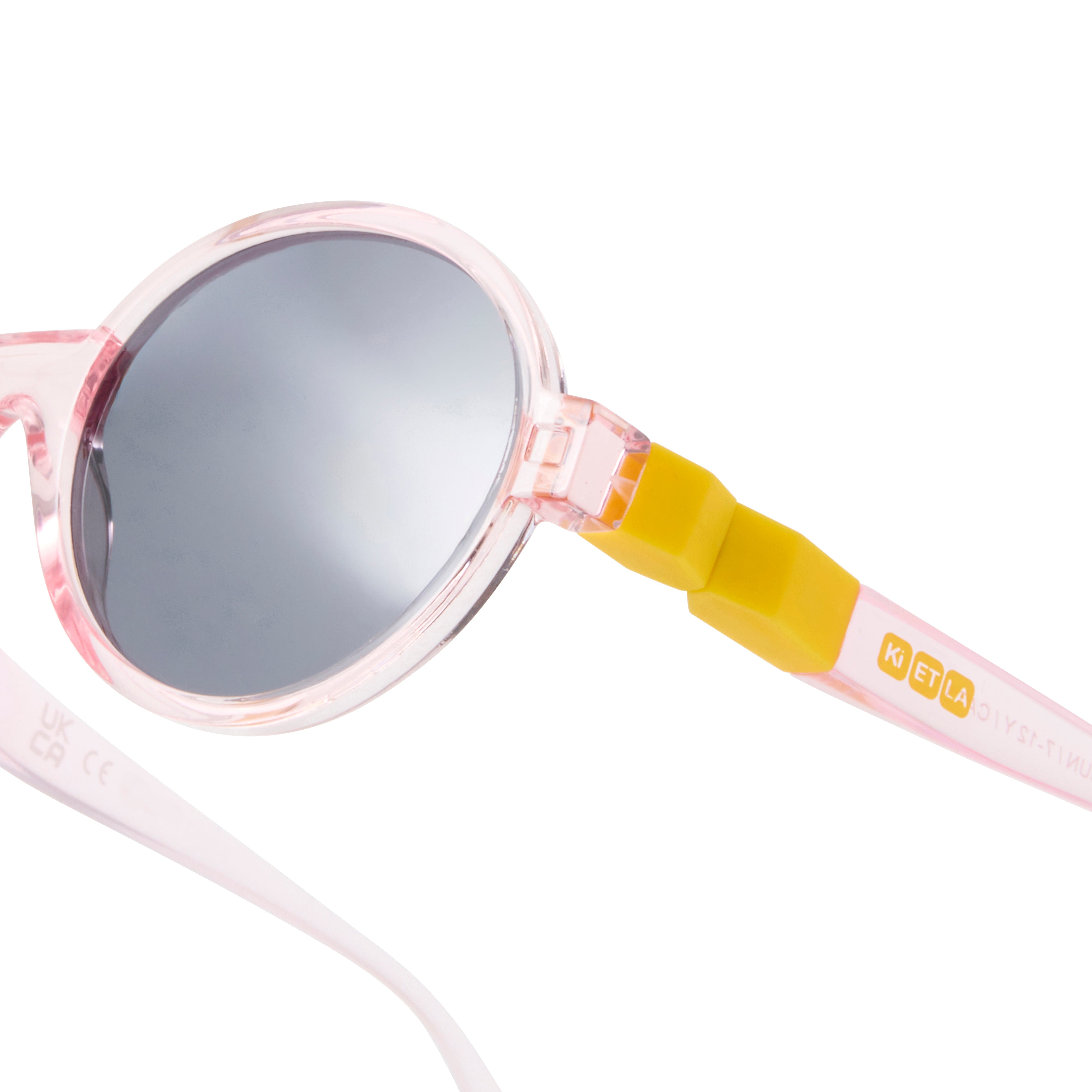 KiETLA® Otroška sončna očala POP Nude/Yellow Ki ET LA