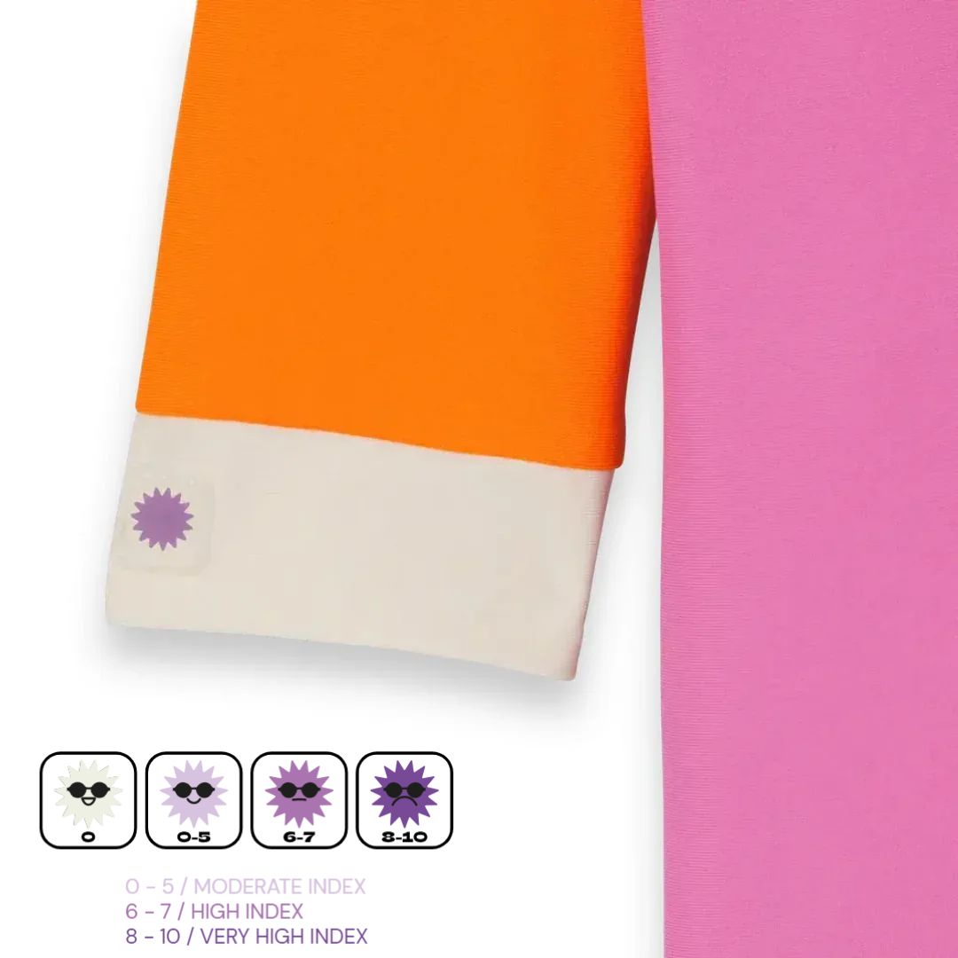 KiETLA® Otroške daljše enodelne kopalke Pink/Red Ki ET LA