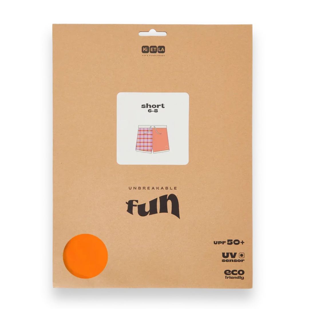 KiETLA® Otroške kopalne hlače Tartan/Red Ki ET LA