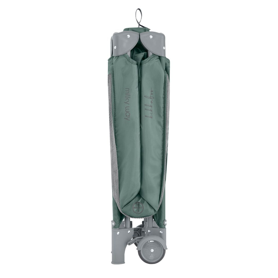 KikkaBoo® Lettino da viaggio 2 livelli Milky Way Green 2026