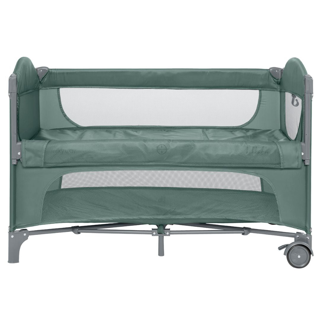 KikkaBoo® Lettino da viaggio 2 livelli Milky Way Green 2026