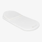 KikkaBoo® Vzmetnica za košaro z vzglavnikom Airknit White 80 × 35 cm KikkaBoo