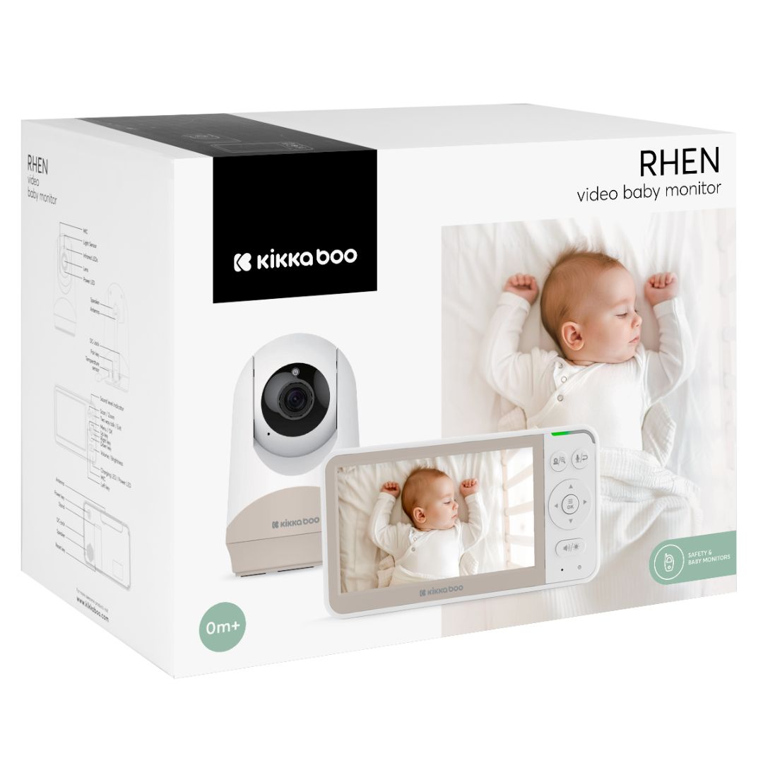 KikkaBoo® Wireless Electronic Baby Monitor Rhen Beige