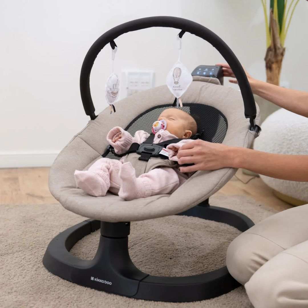 KikkaBoo® Električni gugalnik Zazu Beige KikkaBoo