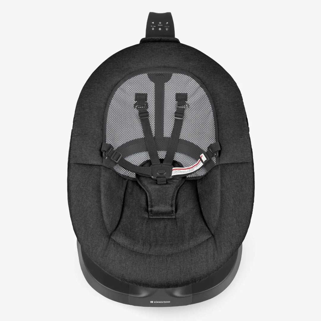KikkaBoo® Električni gugalnik Zazu Black KikkaBoo