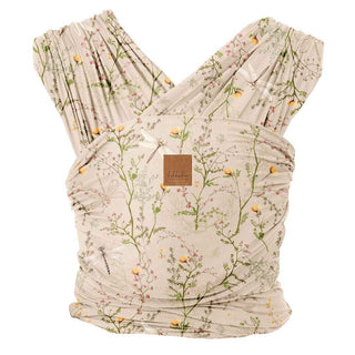 KikkaBoo® Nosítko wrap Isla Secret Garden Beige
