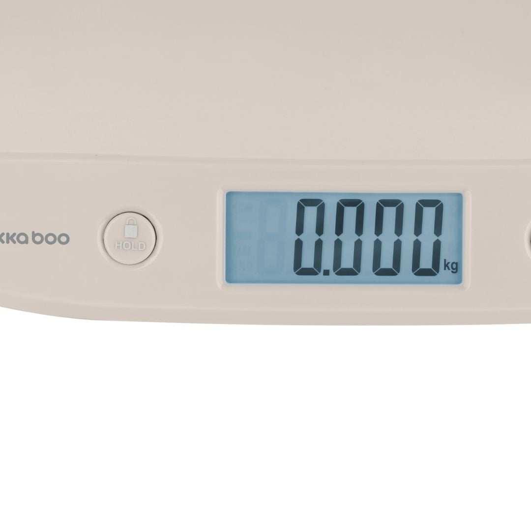 KikkaBoo® Otroška digitalna tehtnica Lyra Beige KikkaBoo