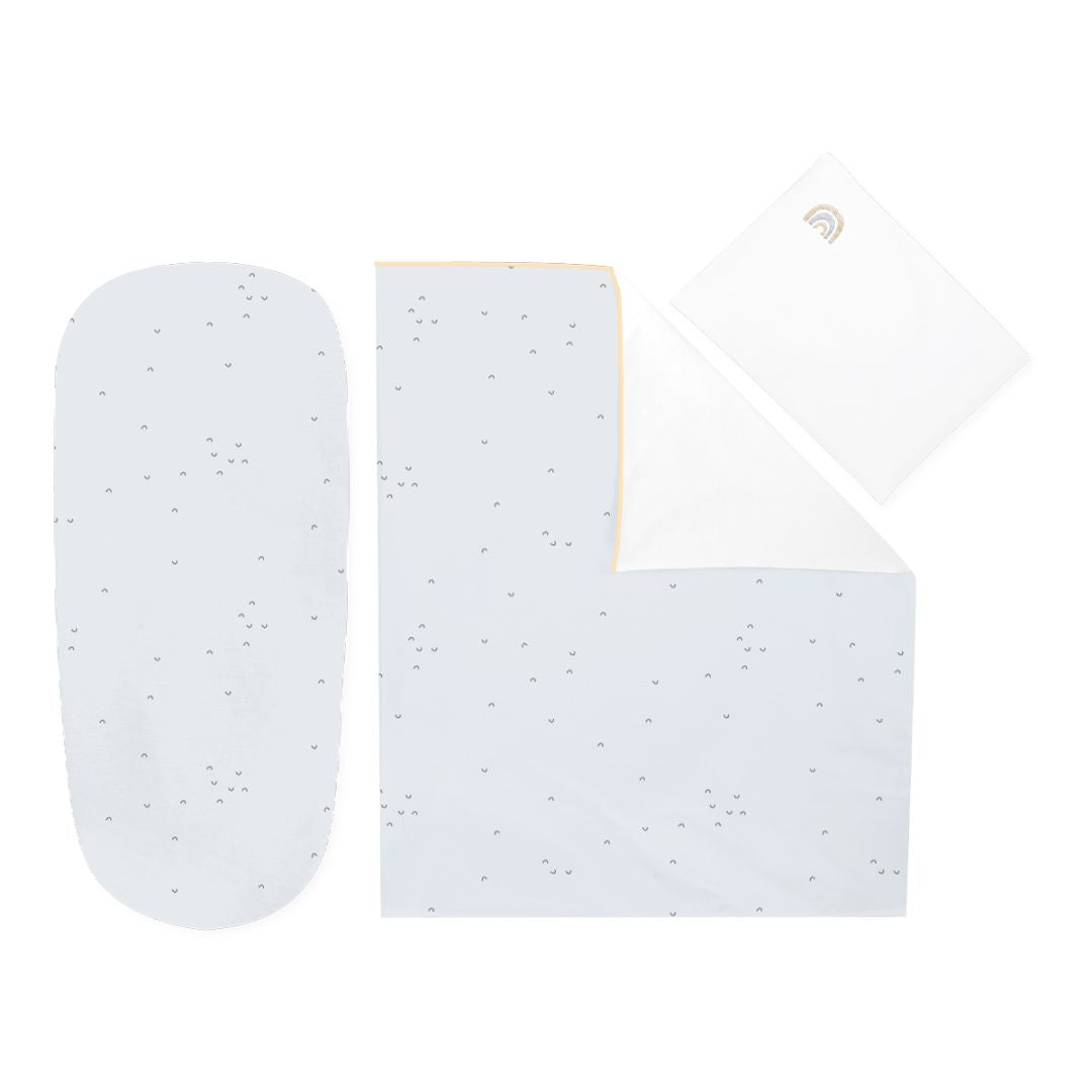 KikkaBoo® Otroška posteljnina Stripy Friends 80x60 KikkaBoo