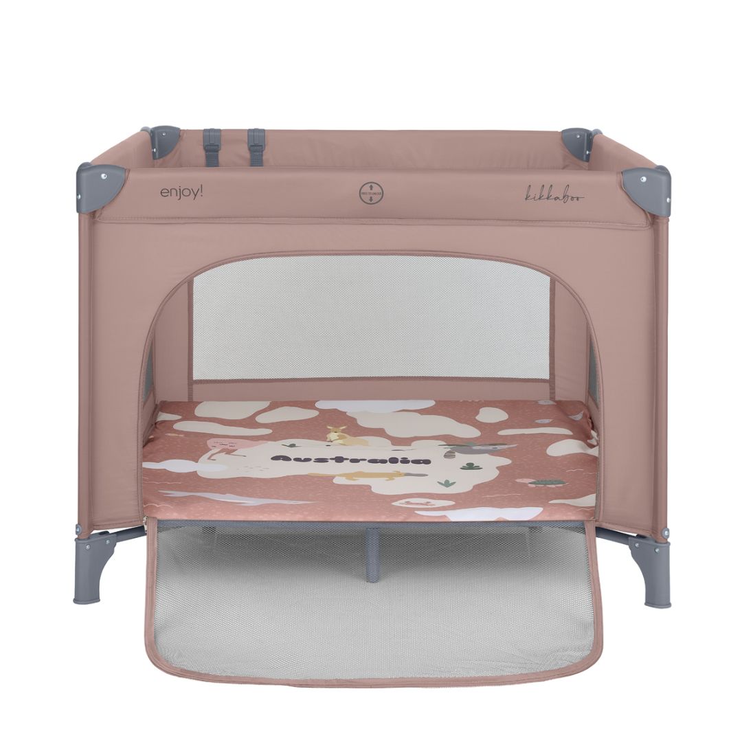 KikkaBoo® Otroška stajica Australia Pink 2026 KikkaBoo