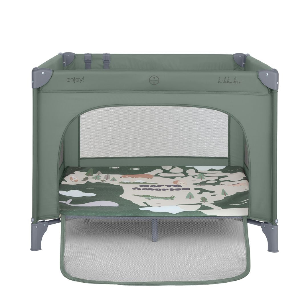 KikkaBoo® Otroška stajica North America Green 2026 KikkaBoo