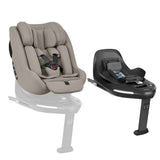 KikkaBoo® Platinum Fotelik samochodowy i-Class Plus i-SIZE (40-105 cm) Champagne + obrotowa baza Isofix 360 Noir
