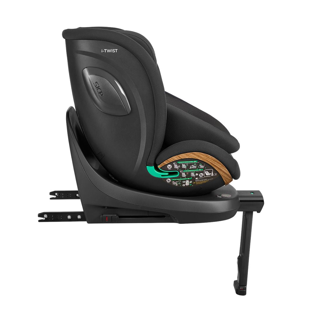 KikkaBoo® Otroški avtosedež 360° i-Twist i-SIZE (40-150 cm) Black 2026 KikkaBoo