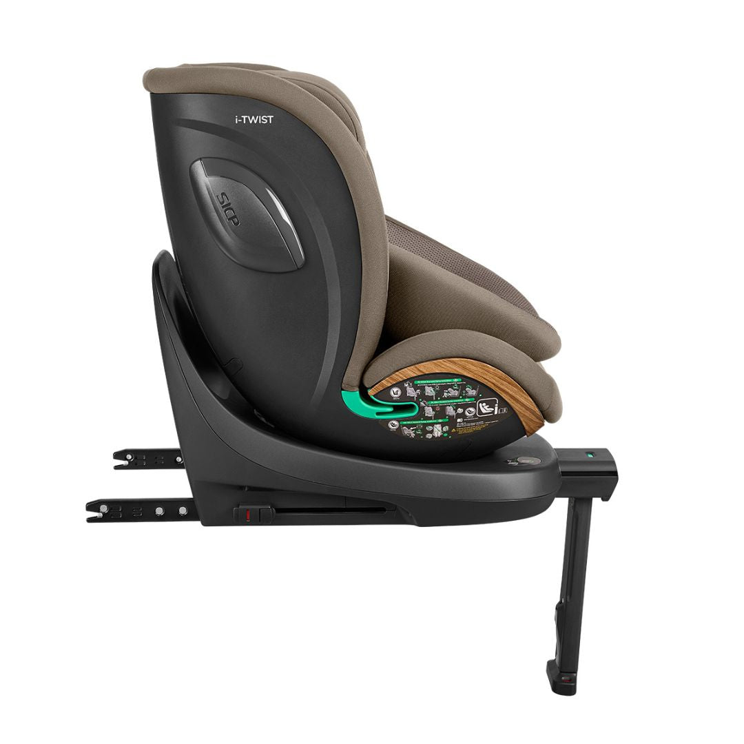 KikkaBoo® Otroški avtosedež 360° i-Twist i-SIZE (40-150 cm) Sand 2026 KikkaBoo