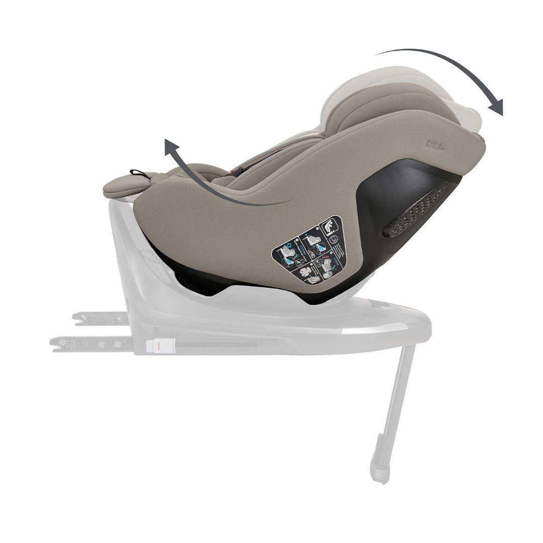 KikkaBoo® Otroški avtosedež i-Class Plus i-SIZE (40-105 cm) Champagne KikkaBoo