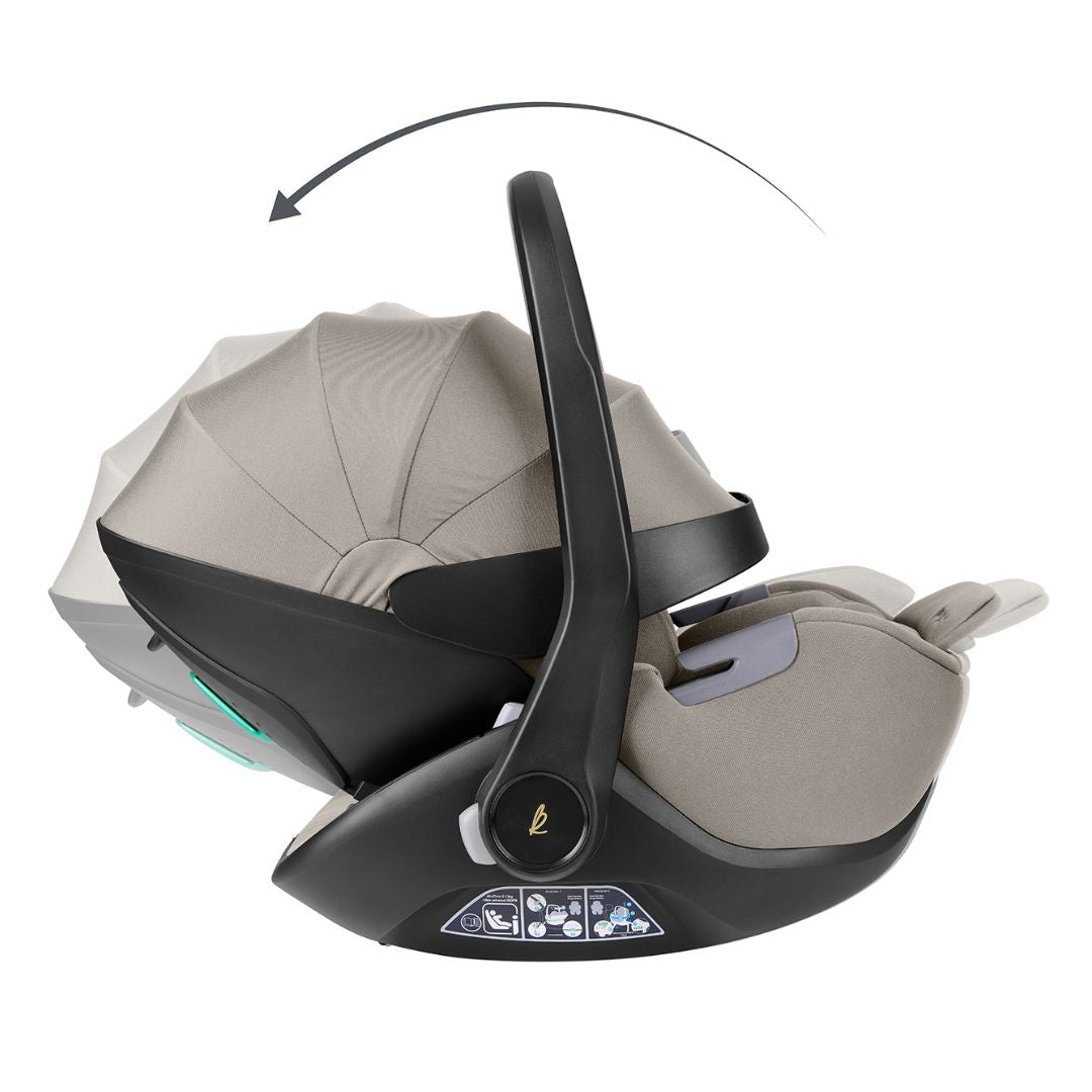 KikkaBoo® Otroški avtosedež i-Class i-SIZE (40-87 cm) Champagne KikkaBoo