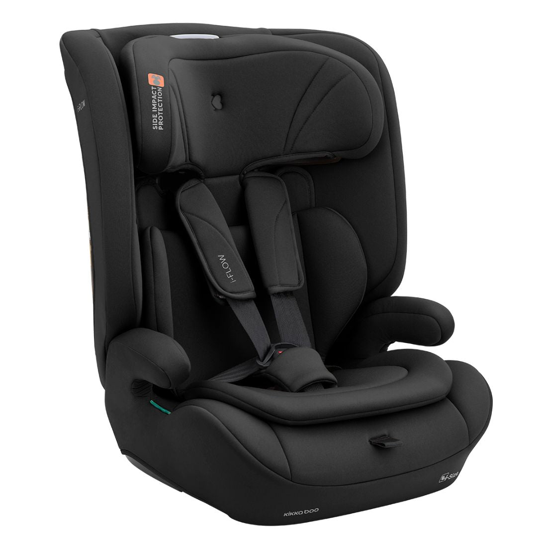KikkaBoo® Otroški avtosedež i-Flow i-SIZE (76-150 cm) Black KikkaBoo