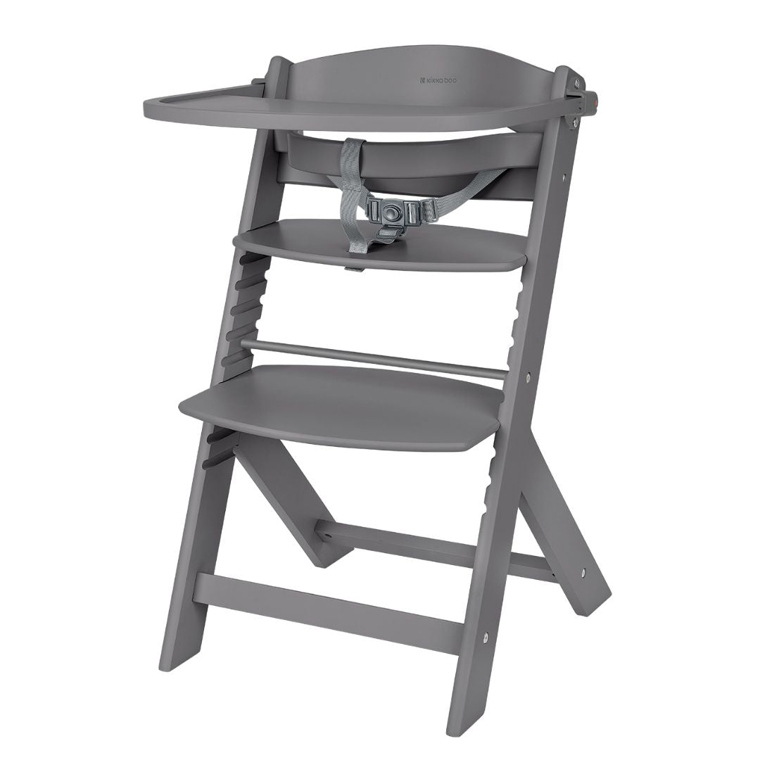 KikkaBoo® Otroški stolček za hranjenje Nordy Dark Grey KikkaBoo