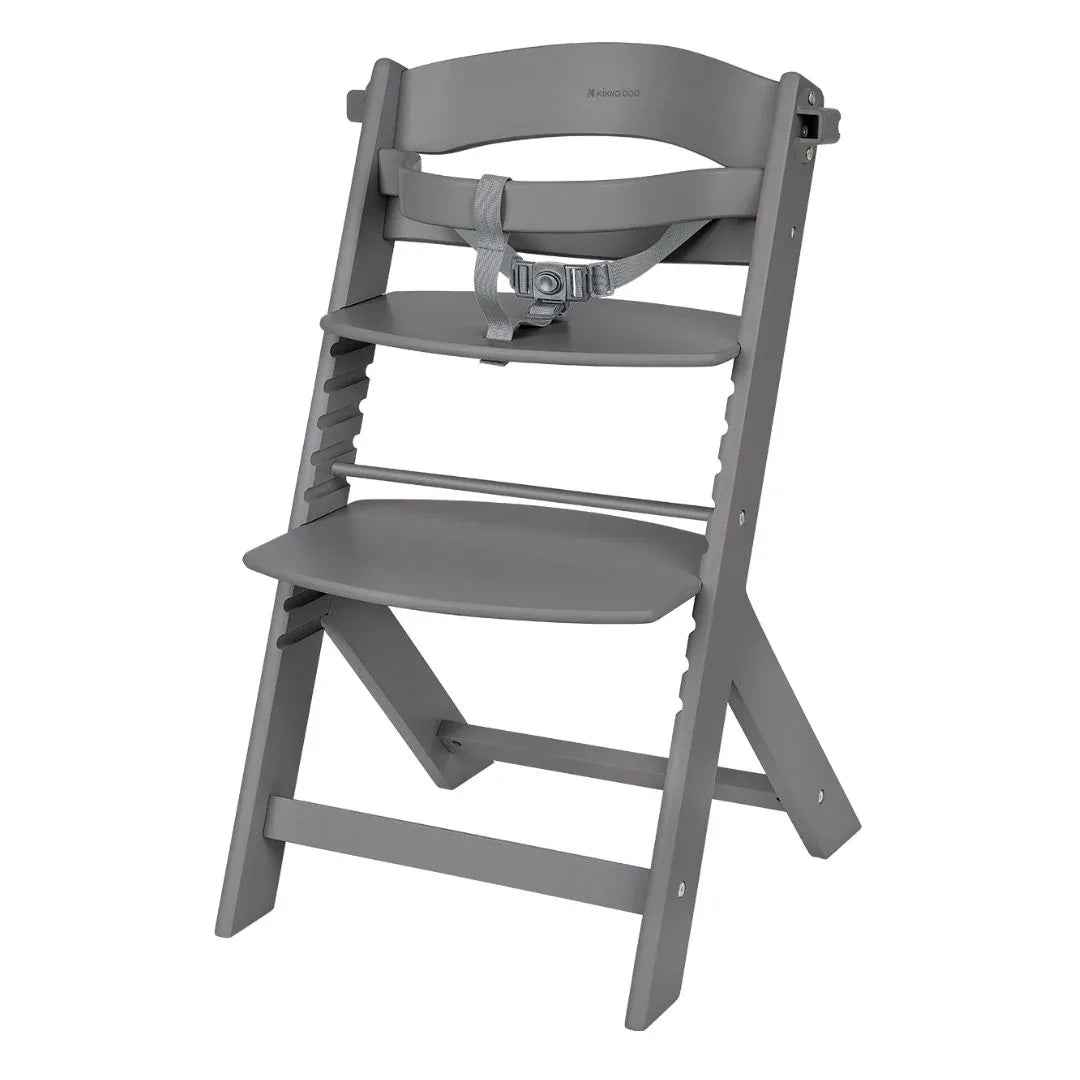 KikkaBoo® Nordy Wooden High Chair Dark Grey – Evitas
