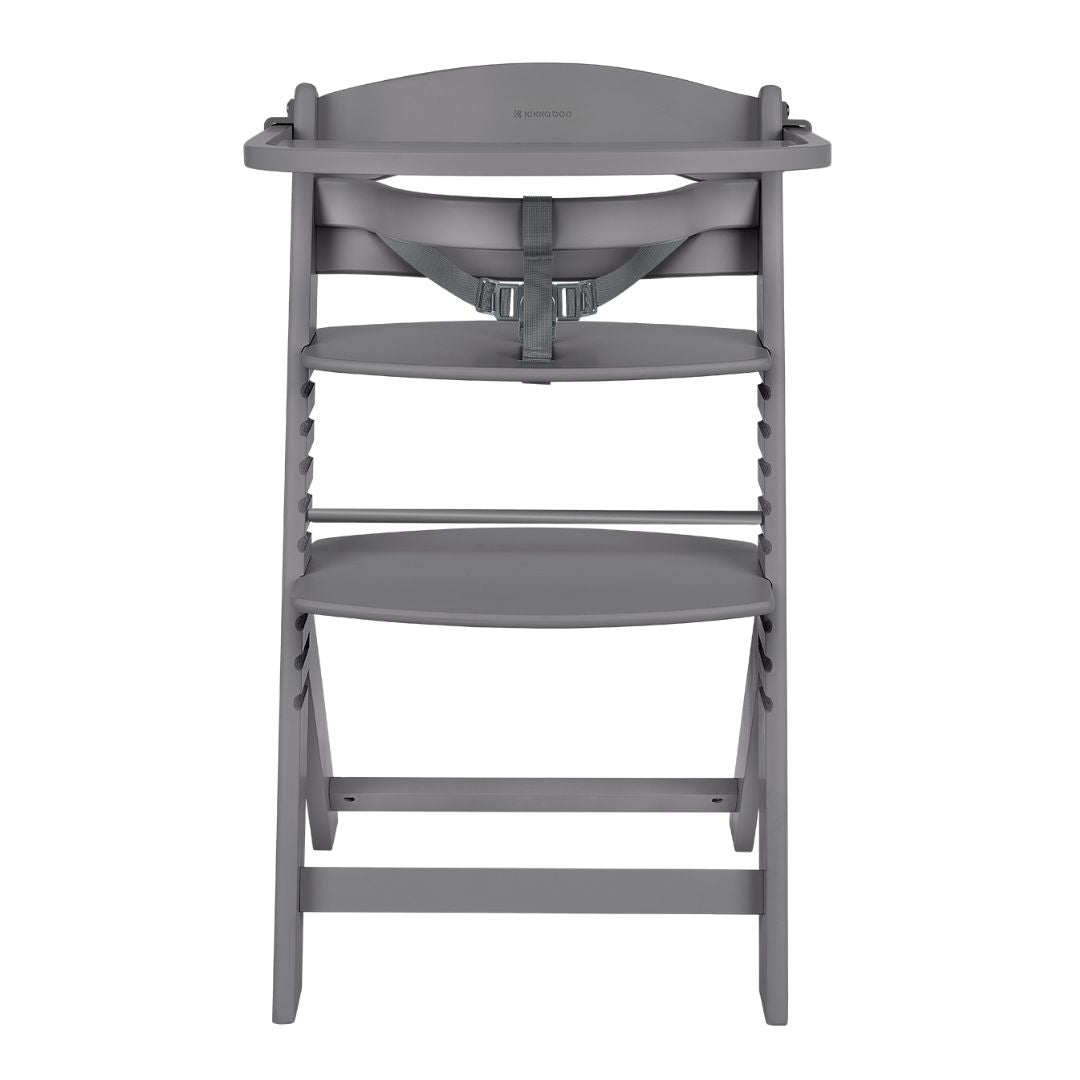 KikkaBoo® Otroški stolček za hranjenje Nordy Dark Grey KikkaBoo