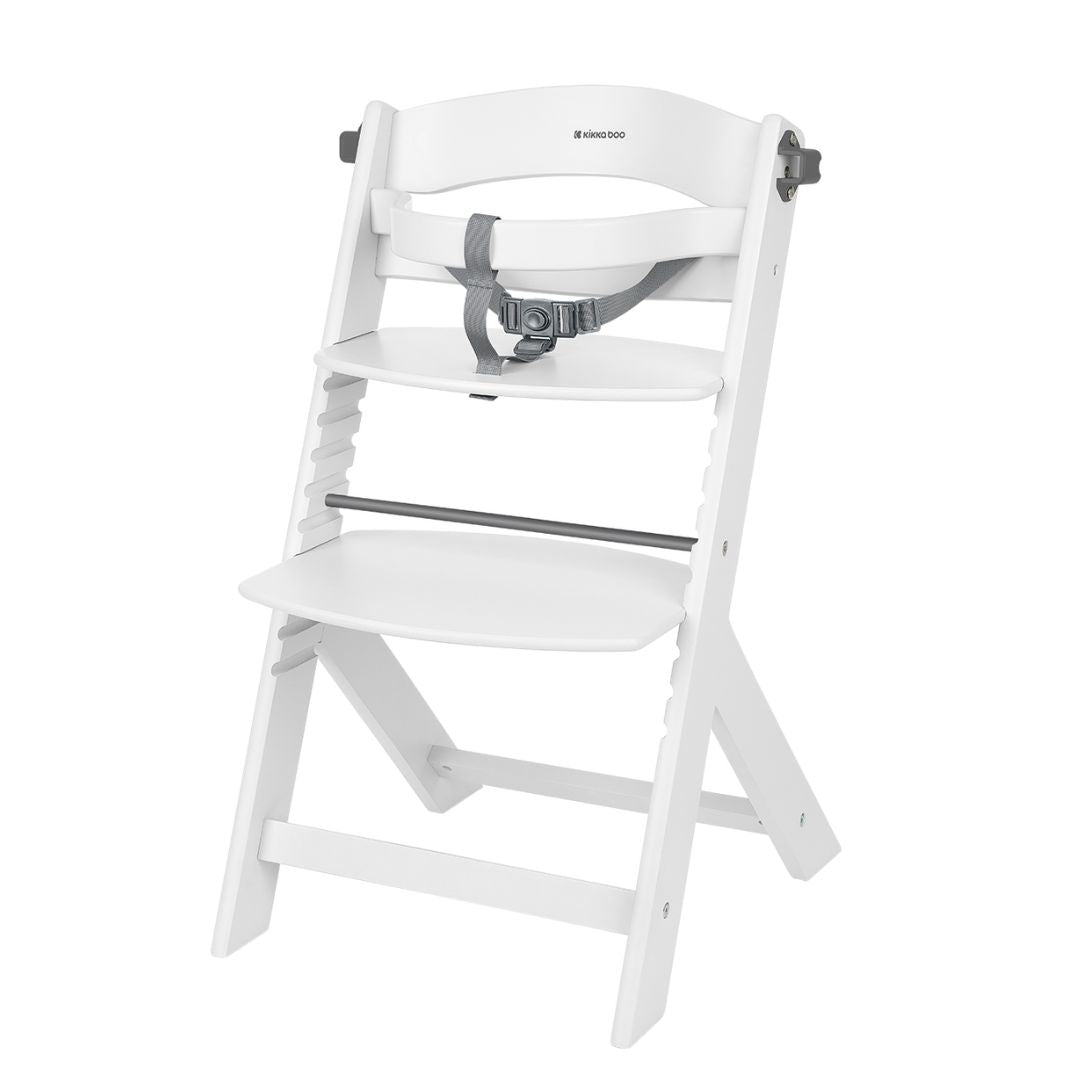 KikkaBoo® Otroški stolček za hranjenje Nordy White KikkaBoo