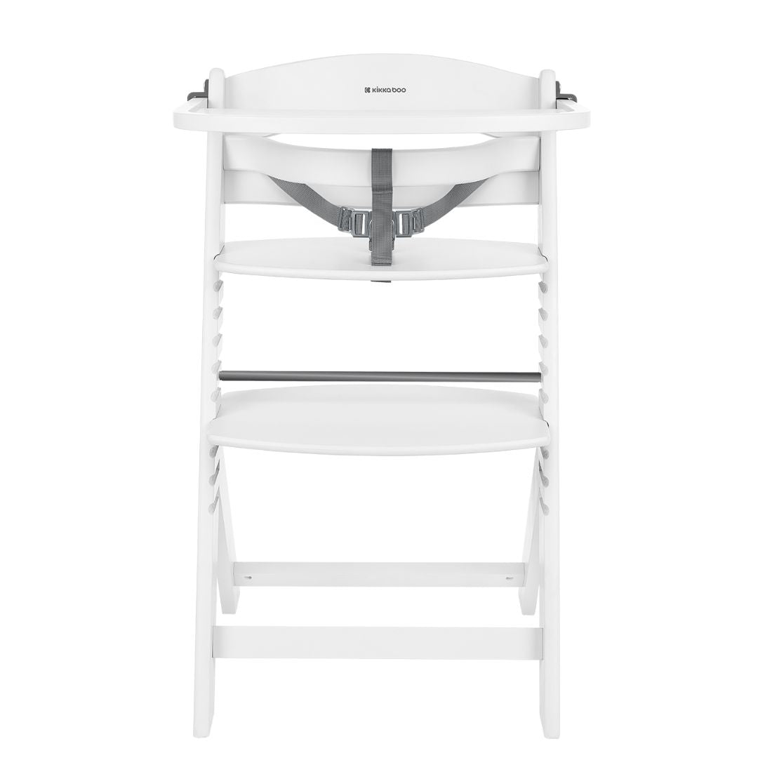 KikkaBoo® Otroški stolček za hranjenje Nordy White KikkaBoo