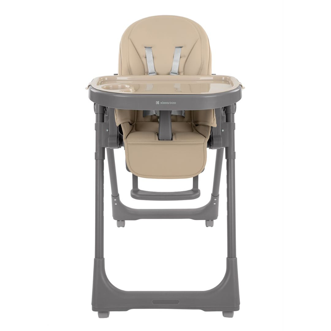 KikkaBoo® Otroški stol za hranjenje Pastello 2 Beige KikkaBoo