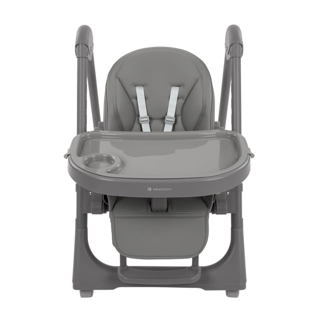 KikkaBoo® Otroški stol za hranjenje Pastello 2 Grey KikkaBoo
