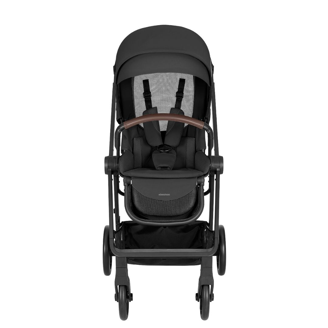 KikkaBoo® Otroški voziček s košaro 3v1 Mia Black 2026 KikkaBoo