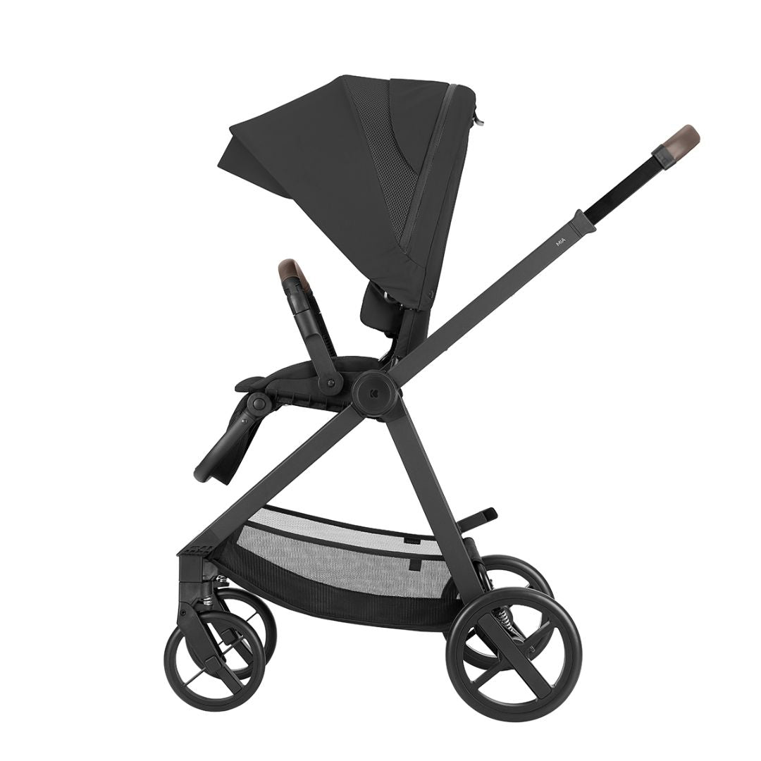 KikkaBoo® Otroški voziček s košaro 3v1 Mia Black 2026 KikkaBoo