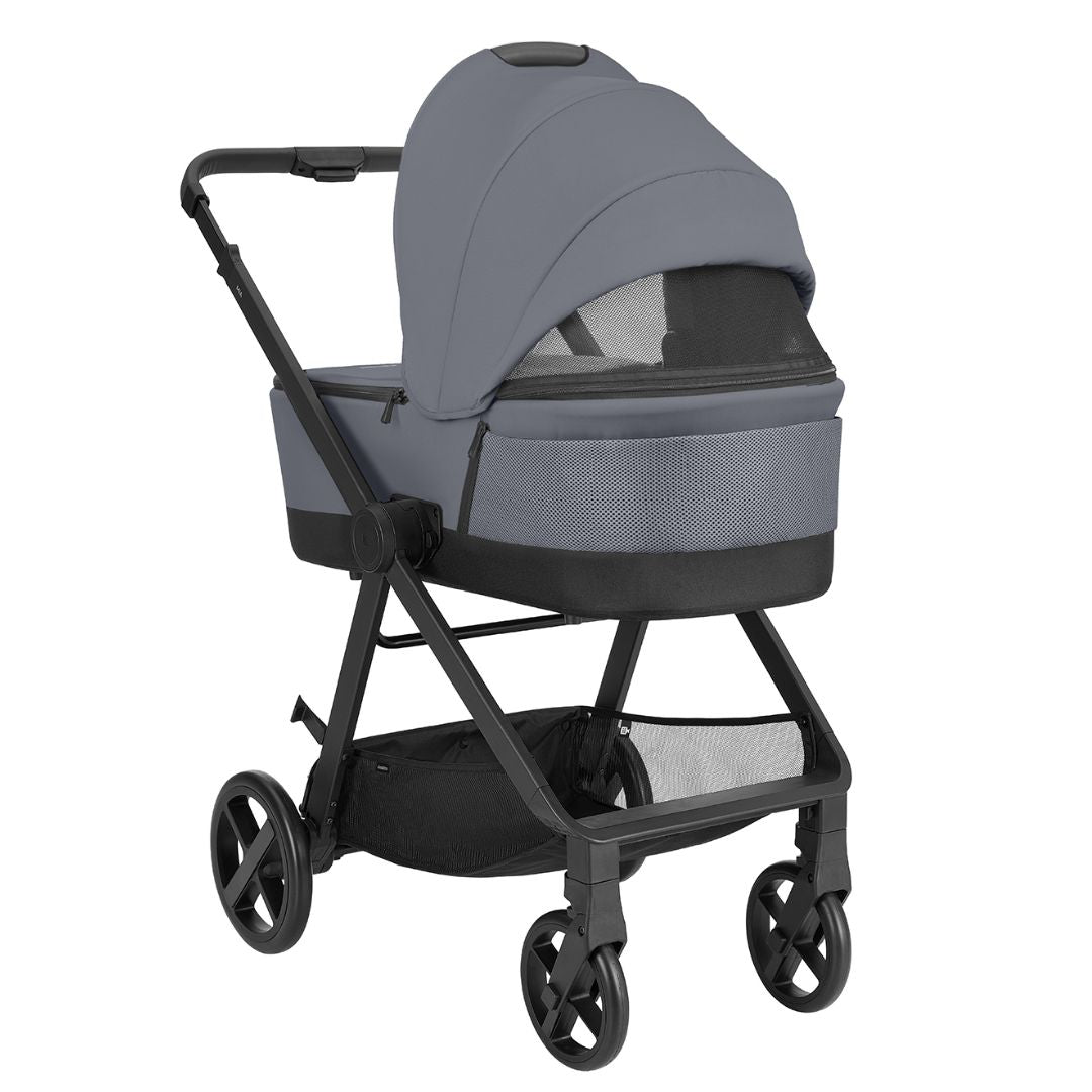 KikkaBoo® Otroški voziček s košaro 3v1 Mia Grey 2026 KikkaBoo