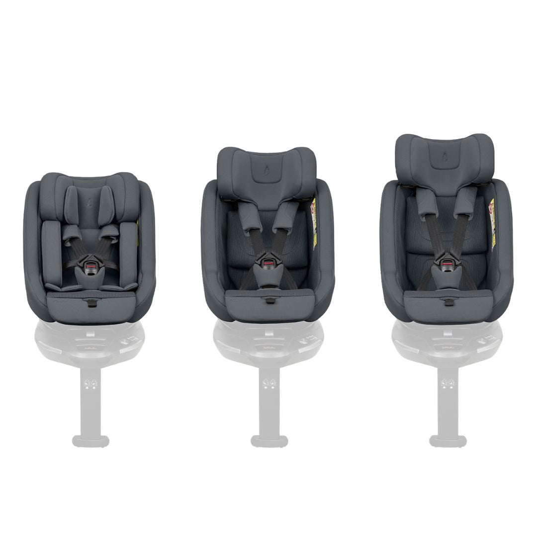 KikkaBoo® Platinum Otroški avtosedež i-Class Plus i-SIZE (40-105 cm) Graphite KikkaBoo
