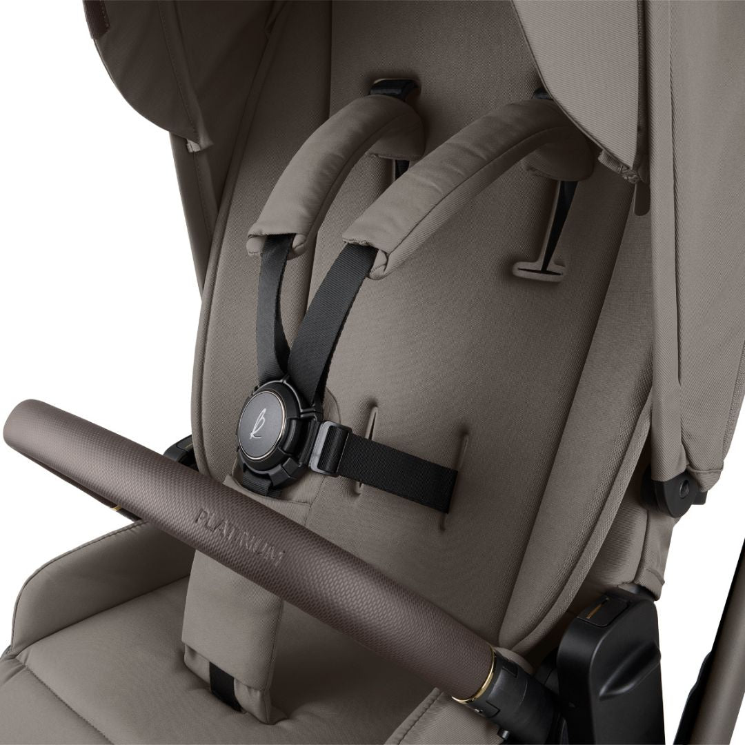 KikkaBoo® Platinum Otroški voziček s košaro 2v1 Goya Mocca KikkaBoo