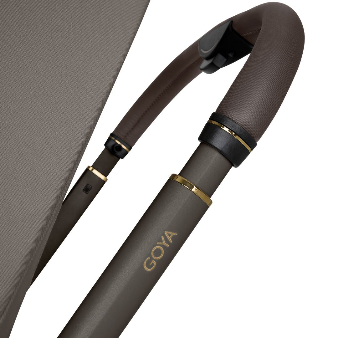 KikkaBoo® Platinum Otroški voziček s košaro 2v1 Goya Mocca KikkaBoo