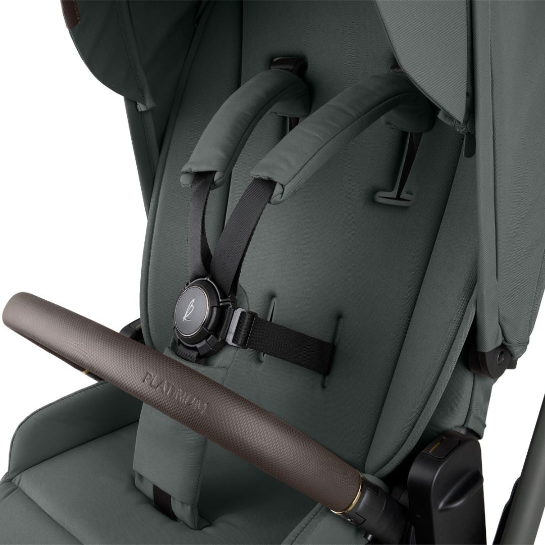 KikkaBoo® Platinum Otroški voziček s košaro 2v1 Goya Olive KikkaBoo