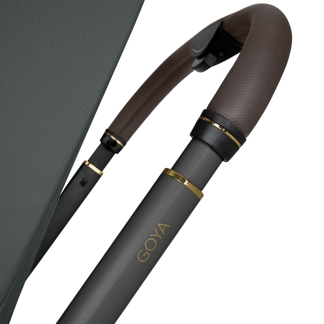 KikkaBoo® Platinum Otroški voziček s košaro 2v1 Goya Olive KikkaBoo